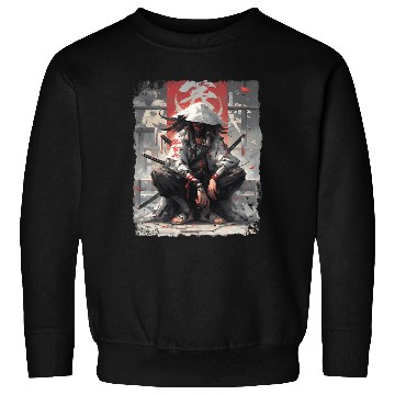 Discover Samurai Sword Katana Ninja Japan Manga Anime Sweatshirts