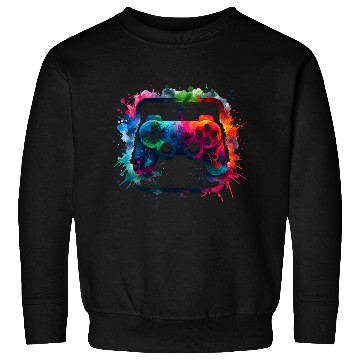 Discover Spray Paint Gamer Controller Sweatshirts