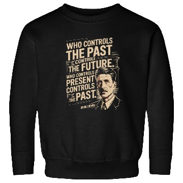 Discover Retro Propaganda Style | Orwellian Power Graphic Sweatshirts