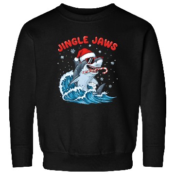 Discover Jingle Jaws – Christmas Holiday with Bite Design Sweatshirts