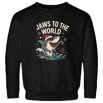 Discover Jaws to the World – Christmas Shark Attack Sweatshirts