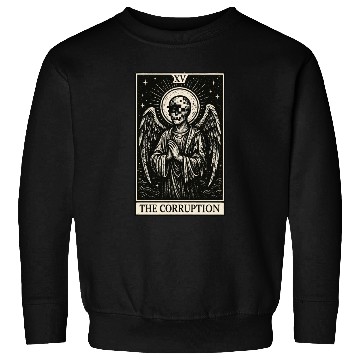 Discover Tarot Datahoarding: The Angel of Corruption Sweatshirts