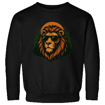 Discover Summer lion forest chill design Sweatshirts