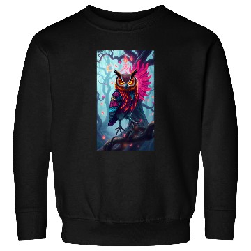 Discover Electric Dream Owl Sweatshirts
