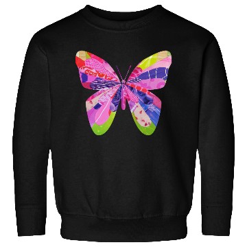 Discover Butterfly design unique collage bug art garden Sweatshirts