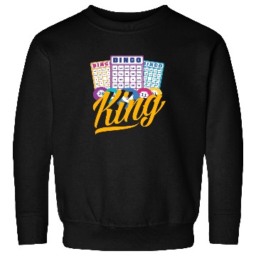 Discover Bingo King Bingo Player Fun Vibes Sweatshirts