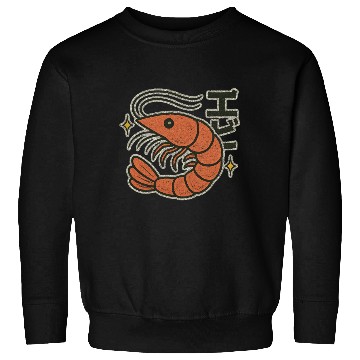 Discover Kawaii Shrimp Japanese Sweatshirts