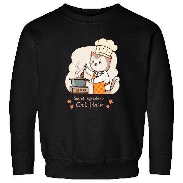 Discover Gourmet Cat Hair Cuisine Sweatshirts