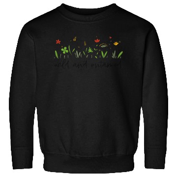 Discover wild and untamed wildflowers nature Sweatshirts