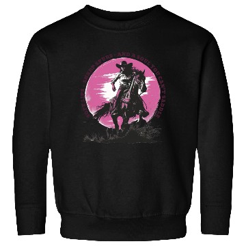 Discover Wild West Cowboy Riding Vintage Design Sweatshirts