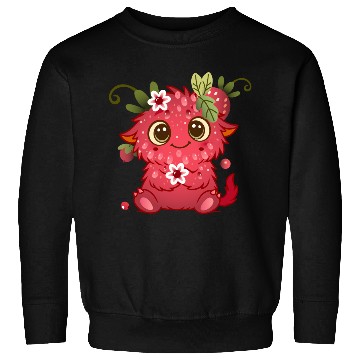 Discover Cute Monster in Raspberry Design Sweatshirts