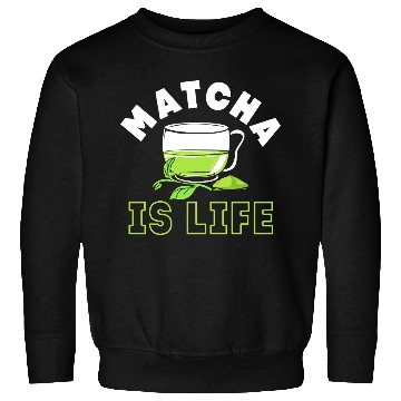 Discover Matcha Green Tea Lover Tea Sweatshirts