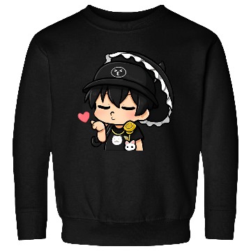 Discover Chibi Joneda Blowing Kiss Sweatshirts