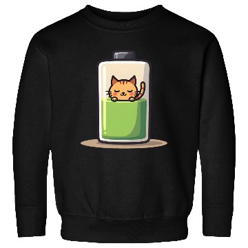 Discover Cat Nap Battery Sweatshirts