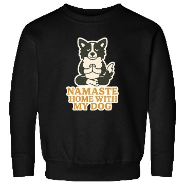 Discover Peaceful Dog Meditation Design Sweatshirts