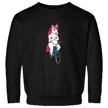 Discover Grumpy Unicorn on Bike – For Cyclists Sweatshirts