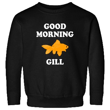 Discover Bold Goldfish with Good Morning Greet Sweatshirts