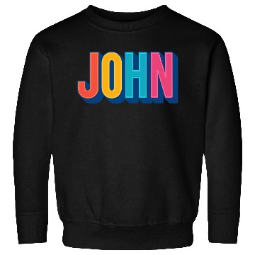Discover Vibrant Color Block Name Art Sweatshirts