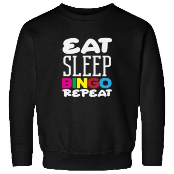 Discover Bingo Player Eat Sleep Bingo Repeat Sweatshirts
