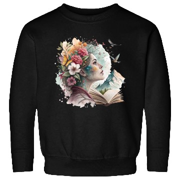 Discover Floral Mind – Surreal Nature Collage Sweatshirts