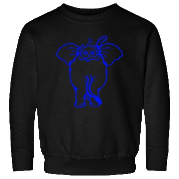 Discover Cat Elephant Walking Team Lies On Top 2 Friends Sweatshirts