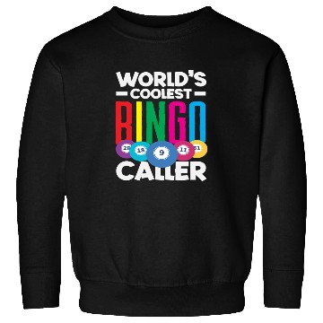 Discover Bingo World's Coolest Bingo Player Vibes Sweatshirts