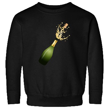 Discover A champagne bottle – for New Year's Eve & parties Sweatshirts