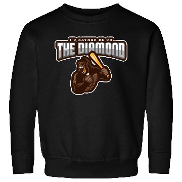 Discover baseball gorilla Sweatshirts