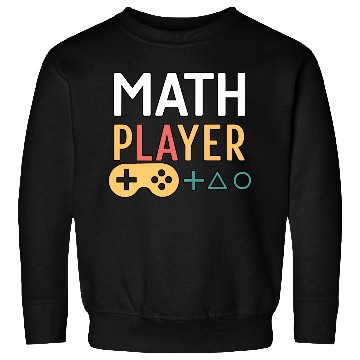 Discover Math Gamer Player – Video Game Style Math Design Sweatshirts
