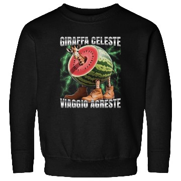 Discover Giraffe Celeste Viggio Sweatshirts – Surreal Meme Sweatshirts