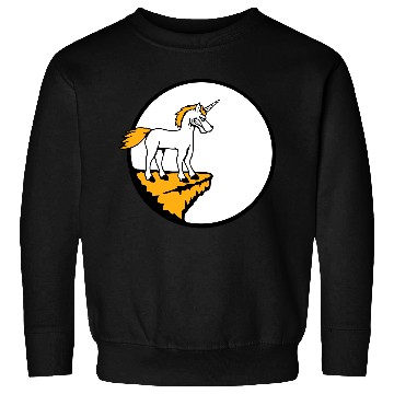 Discover Unicorn Cliff Moon Mountain Evil Angry Bad Mood Sweatshirts