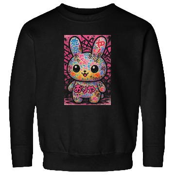 Discover Graffiti Kawaii Bunny Pop Sweatshirts