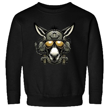 Discover Donkey Military Design Sweatshirts