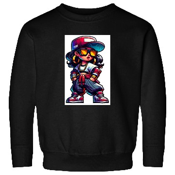 Discover Street Dance Rap Girl Sweatshirts