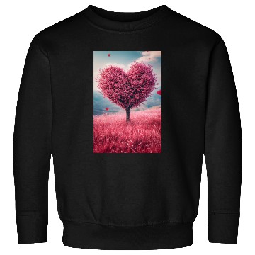 Discover Romantic Heart Tree in Bloom Sweatshirts