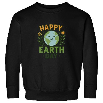 Discover Happy Earth Day Eco-Friendly Design Sweatshirts