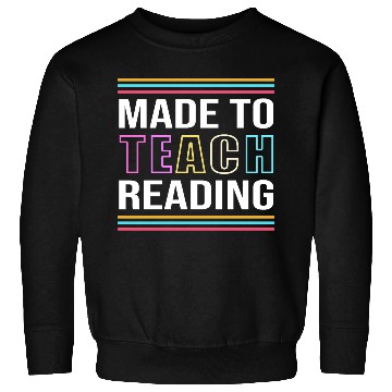 Discover Back To School Reading Teacher Sweatshirts