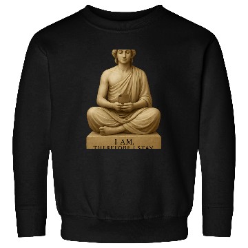 Discover Contemplative Buddha with Smartphone Sweatshirts