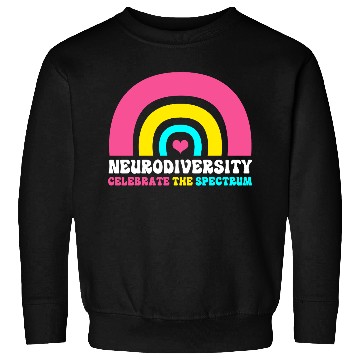 Discover Neurodiversity Autistic Rainbow Adhd Sweatshirts