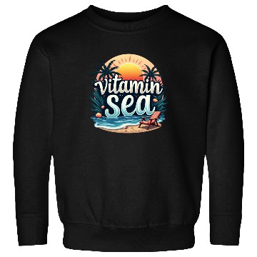 Discover Sunset Beach Relaxation Design Sweatshirts