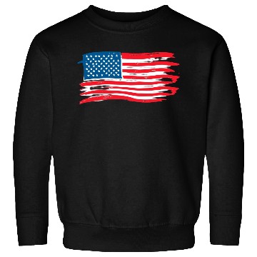 Discover Abstract American Flag Art Print Sweatshirts