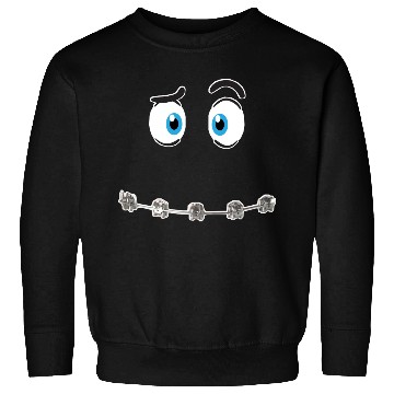 Discover Expressive Cartoon Eyes with Smile Sweatshirts