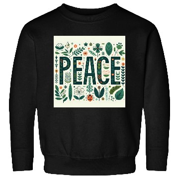 Discover Peaceful Botanical  Sweatshirts