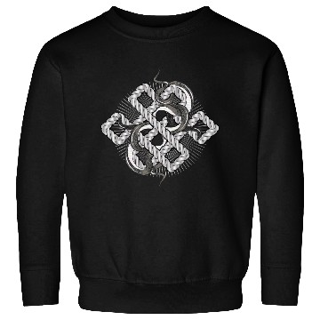 Discover Silver Snake Knot – Mystical & Elegant Sweatshirts