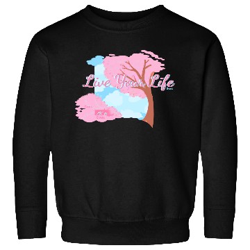 Discover Pink Cherry Blossom Inspirational Design Sweatshirts