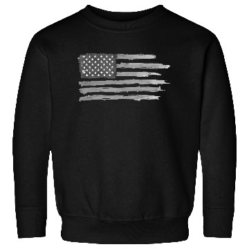 Discover Vintage Distressed American Flag Design Sweatshirts