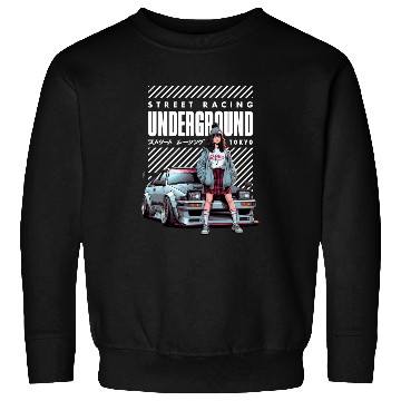 Discover Japanese Underground Street Racing - JDM Car Sweatshirts