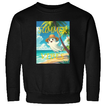 Discover A cute spooky in a tropical island Sweatshirts