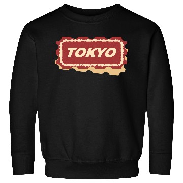 Discover Tokyo Travel Ticket Sweatshirts