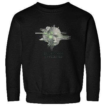 Discover Futuristic Human-AI Fusion Design Sweatshirts